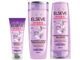 Creme de Tratamento Elseve Noturna + Shampoo