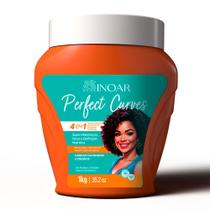 Creme de Tratamento Inoar Perfect Curves 4 Em 1 Cabelos Cacheados e Crespos 1Kg Creme de Tratamento Inoar Perfect Curves 4 Em 1 Cabelos Cacheados e Crespos 1Kg