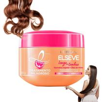 Creme de Tratamento Longo dos Sonhos Elseve Loreal Paris 300g Mascara Tratamento Milagroso Recuperação Creme de Tratamento Longo dos Sonhos Elseve Loreal Paris 300g Mascara Tratamento Milagroso Recuperação