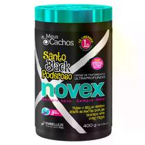 Creme de Tratamento Meus Cachos Santo Black Poderoso 400g Creme de Tratamento Meus Cachos Santo Black Poderoso 400g