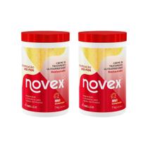 Creme De Tratamento Novex 1Kg Cicatrizaçao Dos Fios - 2Un