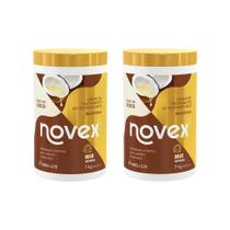 Creme de Tratamento Novex 1kg Oleo de Coco - Kit C/ 2un