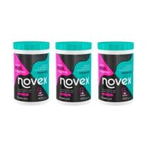 Creme De Tratamento Novex 400G Cachos Santoblack - Kit C/3Un Creme De Tratamento Novex 400G Cachos Santoblack - Kit C/3Un