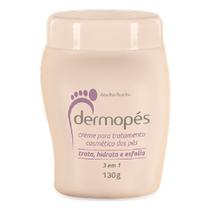Creme de Tratamento Para Os Pés 3 em 1 Trata, Hidrata e Esfolia Dermopés Abelha Rainha 130g