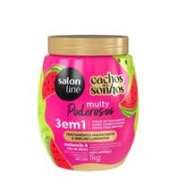 Creme de Tratamento Salon Line Melancia 3 em 1 Cachos dos Sonhos Multy Poderosos 1kg Creme de Tratamento Salon Line Melancia 3 em 1 Cachos dos Sonhos Multy Poderosos 1kg