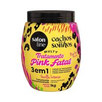 Creme de Tratamento Salon Line Multy 3 em 1 Pink Fatal 1kg