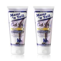 Creme Definidor de Cachos Mane 'n Tail 2x184 ml com Biotina e Óleos Creme Definidor de Cachos Mane 'n Tail 2x184 ml com Biotina e Óleos
