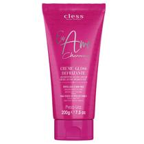 Creme Defrizante Protetor Térmico Cless Charming Gloss 200g controla frizz alinha cabelos com brilho