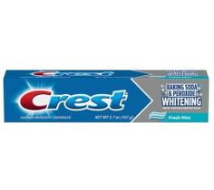 Creme Dental, Baking Soda Peroxide Whitening Fresh Mint, 161g, Crest