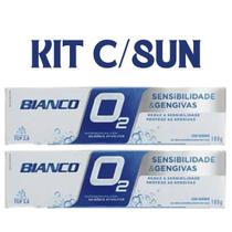 Creme Dental Bianco O2 100G 8 unidades Creme Dental Bianco O2 100G 8 unidades