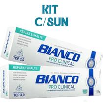 Creme Dental Bianco Pro Clinical 100g 8 unidades Creme Dental Bianco Pro Clinical 100g 8 unidades