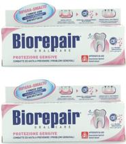 Creme dental Biorepair Gum Protection com MicroRepair 75mL x2