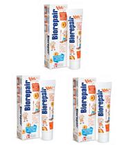 Creme Dental Biorepair Kids Sabor Pêssego 50ml Pacote com 3