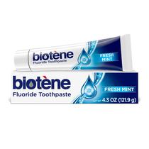 Creme dental biotène Fluoreto para boca seca 125mL de hortelã fresca