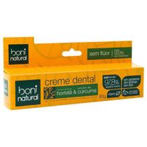 Creme Dental Boni Natural Hortelã e Cúrcuma 90g