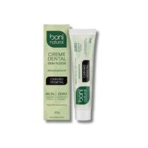 Creme Dental Boni Natural Menta e Carvão Vegetal, 90g Creme Dental Boni Natural Menta e Carvão Vegetal, 90g