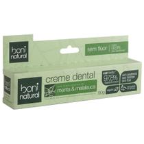Creme Dental Boni Natural Menta e Melaleuca 90g Creme Dental Boni Natural Menta e Melaleuca 90g