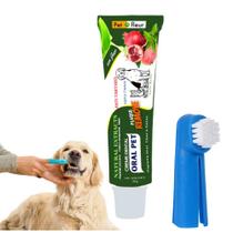 Creme Dental Cães E Gatos Anti Tártaro Enzimatico - Extratos Naturais - PetFleur