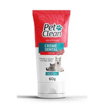 Creme Dental Carne Pet Clean para Cães e Gatos- 60 gr