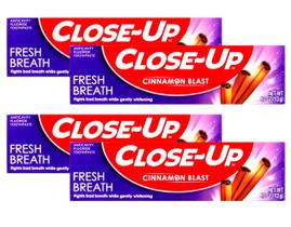 Creme Dental Close-Up Fluoreto Gel Refrescante Vermelho 113ml Kit com 4 Creme Dental Close-Up Fluoreto Gel Refrescante Vermelho 113ml Kit com 4