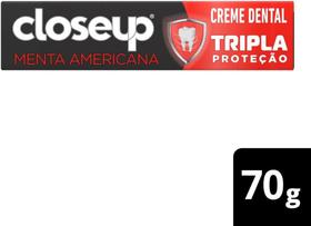Creme Dental Closeup Triple Menta Americana C/ Calcio 70g