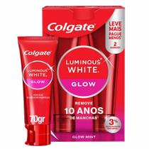 Creme Dental Colgate Luminous White Glow com 2 Unidades de 70g cada Creme Dental Colgate Luminous White Glow com 2 Unidades de 70g cada