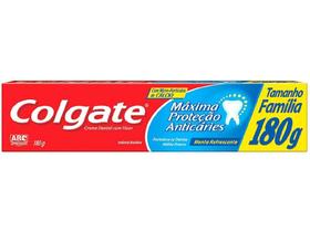 Creme Dental Colgate Máxima Proteção Anticáries Tamanho Família 180g Creme Dental Colgate Máxima Proteção Anticáries Tamanho Família 180g