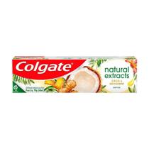 Creme Dental Colgate Naturals Extracts Detox 90g - Embalagem com 12 Unidades