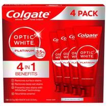 Creme Dental Colgate Optic White Platinum 4x116g Creme Dental Colgate Optic White Platinum 4x116g