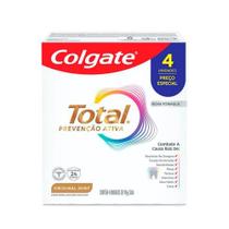 Creme Dental Colgate Prevenção Ativa Anti-Cárie Original Mint 4x90g
