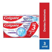 Creme Dental Colgate Sensitive Pro-Alivio Imediato Original 90g Leve 3 Pague 2 Creme Dental Colgate Sensitive Pro-Alivio Imediato Original 90g Leve 3 Pague 2