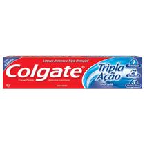 Creme Dental Colgate Tripla Ação Hortelã 90g Creme Dental Colgate Tripla Ação Hortelã 90g