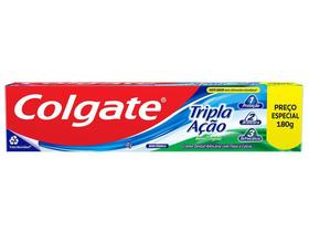 Creme Dental Colgate Tripla Acao Menta Com 180g Creme Dental Colgate Tripla Acao Menta Com 180g