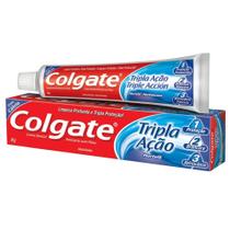 Creme dental colgate tripla ação sabor hortelã - 90g - Colgate/palmolive
