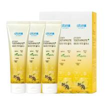 Creme dental com baixo teor de flúor e extrato de própolis 200 g, 3 unidades