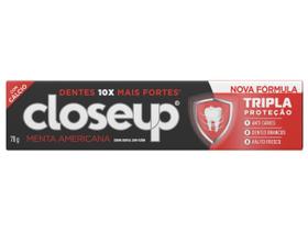 Creme Dental com flúor Closeup Triple Menta Americana 70g