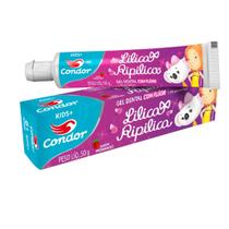 Creme Dental Condor Gel Infantil Lilica Ripilica Kids Morango Com Flúor - 50g