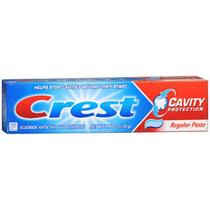 Creme Dental Crest Cavity Protection Regular (5,7 oz) - Pacote com 4