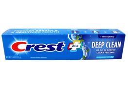 Creme Dental Crest Plus Deep Clean com Flúor 153g Creme Dental Crest Plus Deep Clean com Flúor 153g