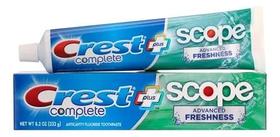 Creme dental crest scope advanced freshness 153gr importado Creme dental crest scope advanced freshness 153gr importado
