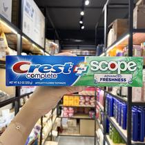 Creme dental crest scope advanced freshness 153gr importado Creme dental crest scope advanced freshness 153gr importado