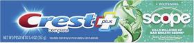 Creme dental crest scope advanced freshness 153gr importado