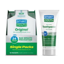 Creme dental de viagem e enxágue oral SmartMouth Original 100mL