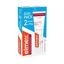 Creme Dental Elmex Proteção Avançada Anticárie Professional com 2 Unidades de 110g cada