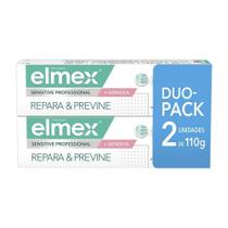 Creme Dental Elmex Sensitive Professional e Gengiva Repara e Previne 2 Unidades de 110g cada
