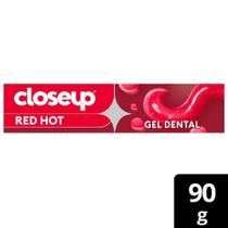 Creme Dental em Gel Closeup Proteção 360º Fresh Red Hot 90g