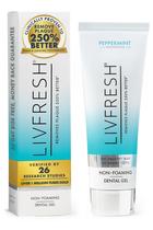 Creme Dental em Gel LIVFRESH - Remove a Placa Bacteriana com 250% Mais Eficiência (100ml) Creme Dental em Gel LIVFRESH - Remove a Placa Bacteriana com 250% Mais Eficiência (100ml)