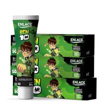 Creme Dental Enlace Ben 10 50g - Embalagem com 12 Unidades Creme Dental Enlace Ben 10 50g - Embalagem com 12 Unidades