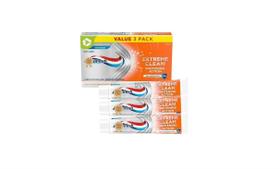 Creme dental Extreme Aquafresh Whitening Mint Blast pacote com 3