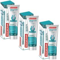 Creme Dental Gel Dentalclean 3x90g Sensitive Plus alivio da sensiblidade 12hs de proteção Creme Dental Gel Dentalclean 3x90g Sensitive Plus alivio da sensiblidade 12hs de proteção